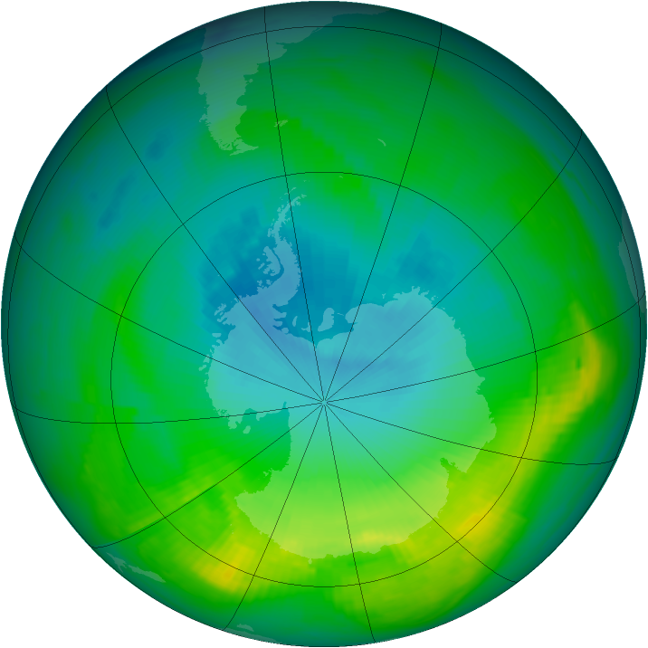 Ozone Map 1980-11-15